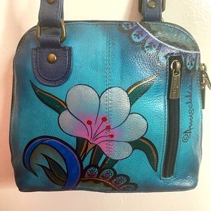 Vintage crossbody anuschka purse